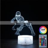 3d illusion lamp for Kids 7 Colors with Remote-Led ,Table Lamp,kids dinosaur lamp