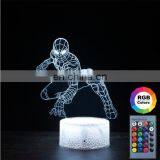 3d illusion lamp for Kids 7 Colors with Remote-Led ,Table Lamp,kids dinosaur lamp