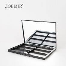 Cosmetic Packaging Vendor Square 6 Colors Lip Palette With Mirror