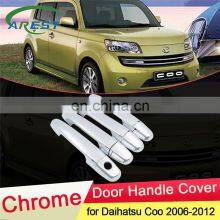 for Daihatsu Coo Materia 2006 2007 2008 2009 2010 2011 2012 Chrome Door Handle Cover Trim Set Cap Car Catch Styling Accessories thumbnail-1