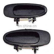 Free Shipping!2Pcs New Outside Door Handle Rear Left & Right Black For TOYOTA COROLLA 1993-97 thumbnail-4