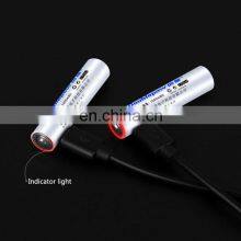 New Function 1.5V Aaa Size li Ion Rechargeable Aaa Usb Battery for Toys thumbnail-1