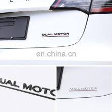 Customize Plastic Sport Emblem Door Badge Decal Car Sticker Abs Chrome Car Sign Badges For Tesla Model 3 thumbnail-5