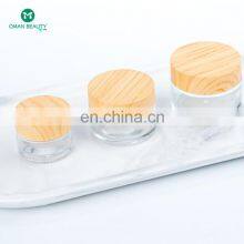 Mini 8oz Frosted Glass Body Lotion Scrub Candle Jar With Lid Wholesale thumbnail-3