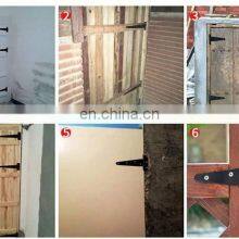 Black Tee Hinges Wrought Hardware Iron Rustproof T-Strap Shed Hinge Gate Strap Heavy Duty Door Barn Gates T Hinges thumbnail-5