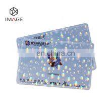 General Pattern Transparent Holographic Cold Laminate Overlay for PVC ID Cards thumbnail-1