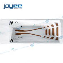 JOYEE Factory Fiberglass Acrylic Pool Swim Massage Spa Hot Tub 3 Person Exercise Swimming Pool For Sale thumbnail-2