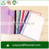 Eco-friendly Hard Cover pp Plastic a4 Size 2d Ring Clip Clear File Folder thumbnail-3