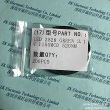 LED 3528 GREEN 3.1V 1150MCD 520NM Instead 150141GS73100 LED GREEN CLEAR 3528 SMD 150141GS73100 WURTH