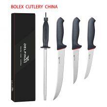 Meat Kebab Beef Sausage Fish Mutton Processing Slaughtering Butchery Hand Knives Tools Smallwares Hooks Supplies Produced by Bolex China Colour Coded Softgrip Santoprene Handles Full Range thumbnail-2
