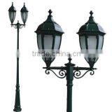 Most Poplar Two Heads Garden Lamp Post With Best Quality thumbnail-1