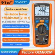 Vici VC4060PD 100V 250V 500V 100V 2500V 50GΩ Insulation Multimeter thumbnail-1
