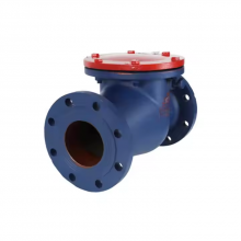 GB Swing Start Type Check Valve PN10 PN16 Grey Cast Iron HT200 Flange Metal Seal Factory Price Hot Selling Swing Check Valve thumbnail-1