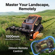 Vigorun MTSK1000 Lawn Mowers, Multi-Function Tool Carrier Remote Controlled Tracked Forestry Mulcher for Farmland thumbnail-1
