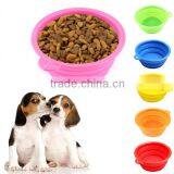 High Quality Small and Large Silicone Collapsible Dog Pet Bowl thumbnail-4