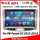 Wecaro WC-VU1011 Android 4.4.4 Car Dvd Player Touch Screen for vw Passat cc Radio Android A9 Cpu 2012 2013 2014 thumbnail-1