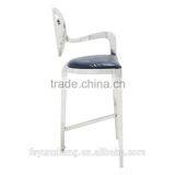 Modern Fashion Bar Outdoor Banquet Stainless Steel Bar Chair thumbnail-3