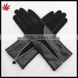 Ladies Sheepskin Cheap and Woolen Leather Hand Gloves thumbnail-4
