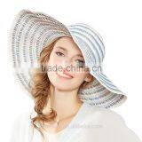 Fashion Stripped Handmade Wholesale Sun Summer Straw Caps thumbnail-1