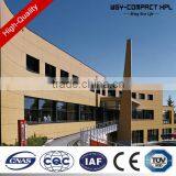 CE Certificate Durable Colorful Matt Surface Fire Retardant 8mm Exterior Hpl Panel