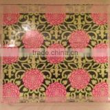 2015 acrylic Pink Flower Serving Tray