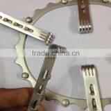 Turner Warwick Abdominal Retractor Oval ,Round All Sizes Available ,with 6 Blades ,all Shapes for Blades Available thumbnail-3