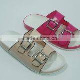 Fashion Lady Fancy Flat Heel Colorful PCU Slippers thumbnail-2