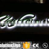 Stainless Steel Border Acrylic Led Sign Advertising Board thumbnail-2