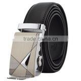 Western Cowhide Automatic Buckle Leather Belt for Men