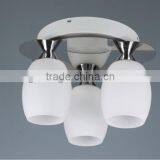 Opal 3 Glass Ceiling Lamp With Led thumbnail-1