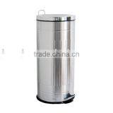 STAINLESS STEEL DUSTBIN, 30L