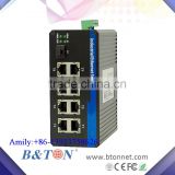1 * 1000 base SFP port, 8 10/100M RJ45 10/100/1000M Unmanaged Industrial Ethernet Switch