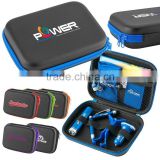 hard shell EVA case for HDD with different color zipper
