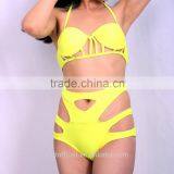 Manufacturer Direct Custom Colorful Black Push up Sexy Net Bikini thumbnail-4