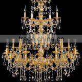 Big Hotel Gold Crystal Chandelier Lamp MD3134 L29 thumbnail-1