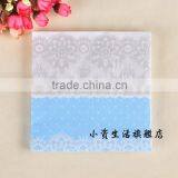 HOT!! Stock Light Blue Design Tissue Paper Napkin for Restaurant and Daily Decoration