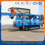 Hydraulic water well drilling machine with 500 m drilling hole machine.