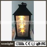 Starburst Plastic Flameless Led Candle Lantern