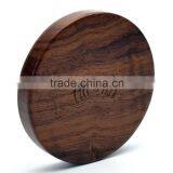 Bamboo Wood Qi Wireless Charger Mini Qi Charging Pad for Smartphones