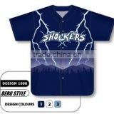 Sublimated Baseball Jerseys/ Dye Sublimated Baseball Jerseys/ All Over Printed Dye Sublimated Baseball Jersey/At BERG