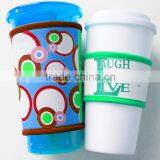 China High Quality Hot Sale Wholesale Neoprene Coffee Cup Sleeve thumbnail-2