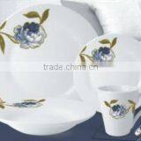 Wholesale Pure White Nice Design Hotel Porcelain Used Restaurant Dinnerware thumbnail-4