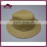 100% Paper Plaid Straw Hat Straw Panama Hat thumbnail-5