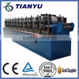 iron sheet machine chian c channel roll forming machine with punching for option