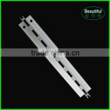 Wall display fixture aluminum perforated channel