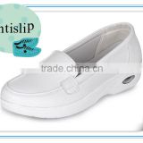 EN ISO 20345:2011 microfiber leather upper rubber shoes white nursing