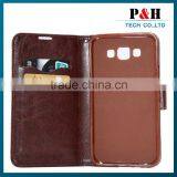 High Quality Pretty Printed Wallet Leather Stand Case for Samsung Galaxy E7 thumbnail-1