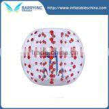 Guangzhou Barry PVC TPU Red Spot Dot Giant Human Bubble Ball