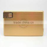 Bulk Cheap Metal Business Card Power Charger Mobile USB Power Bank for Travelling thumbnail-6