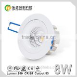 Innovative residential 8w 13w dimmable led cob recessed downlight for ceiling